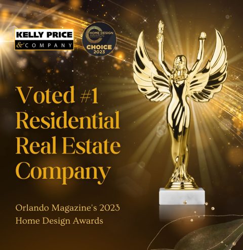 We are so honored to kick off 2023 with some exciting news! Kelly Price & Company has been voted #1 Residential Real Estate Company by Orlando Magazine's readers. Pop by our office to pick up your very own copy of the January Issue and check out 2023's Home Design Awards.