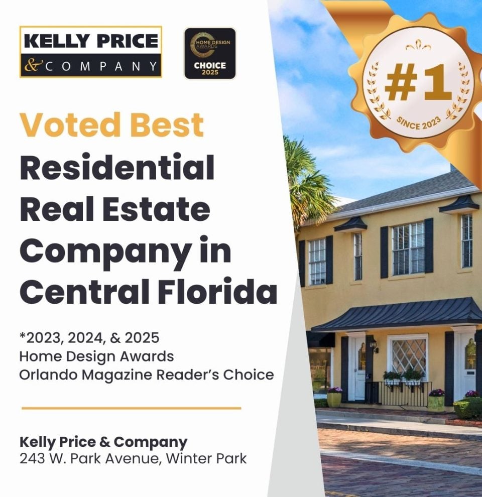 Kelly Price & Company Voted #1 Residential Real Estate Company in Central Florida